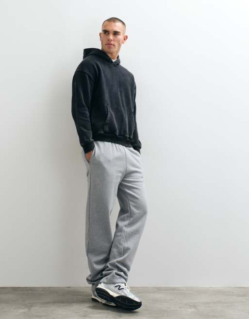 Hollister boxy fit hoodie in black, 3 of 5