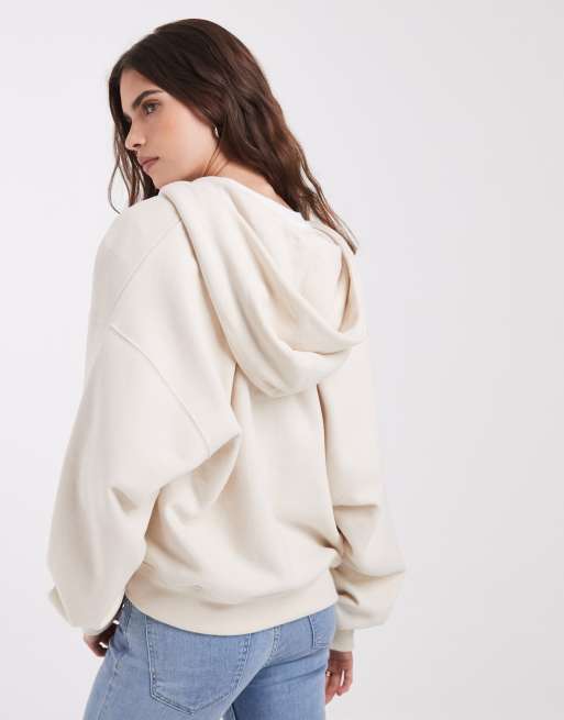 Hollister boxy Kapuzenjacke in Babyrosa, 4 von 4