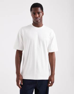 Hollister Boxy Short Sleeve Logo Cooling T-shirt In White