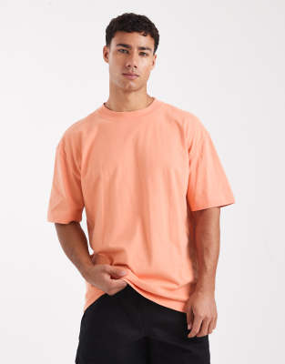 Hollister Boxy T-shirt With Seam Detail In Orange