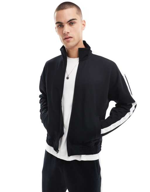 Hollister track jacket deals