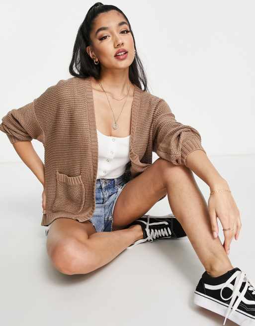 Hollister – Brun slouchy kofta
