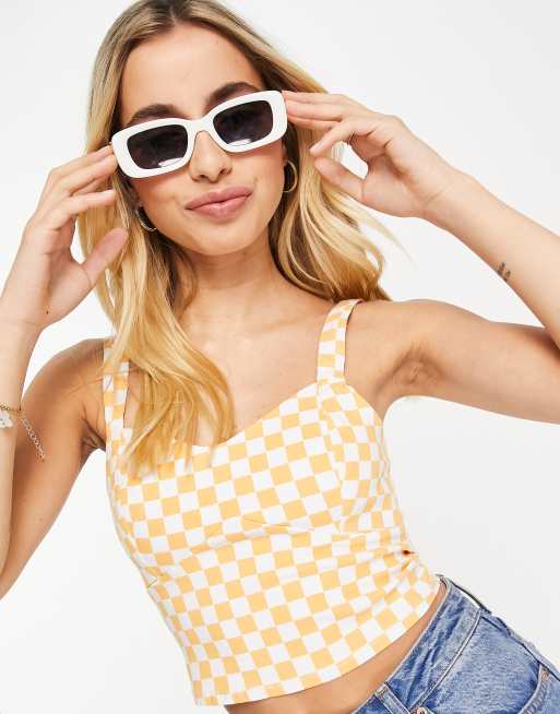 Hollister yellow crop top 2025