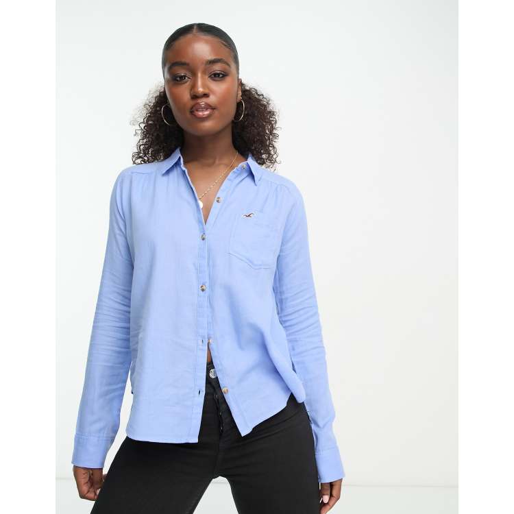 Button front a line dress hollister online