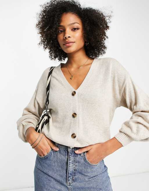 Cable knit cropped cardigan 2025