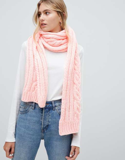 Hollister chunky woven scarf discount