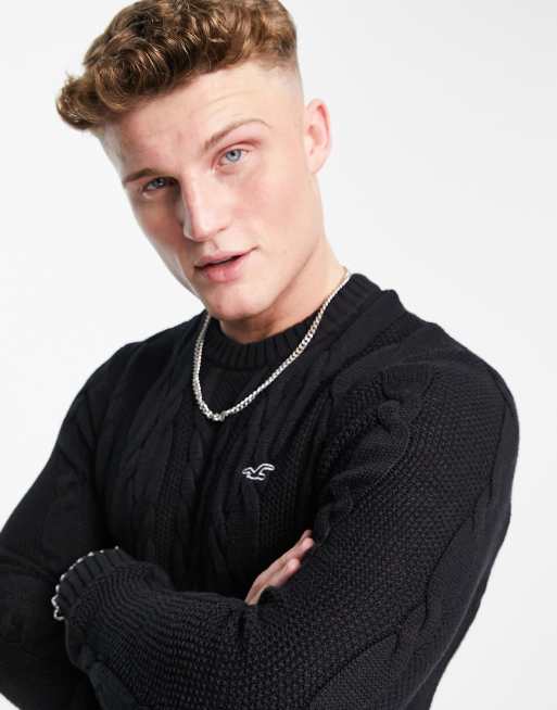 Hollister black sweater outlet