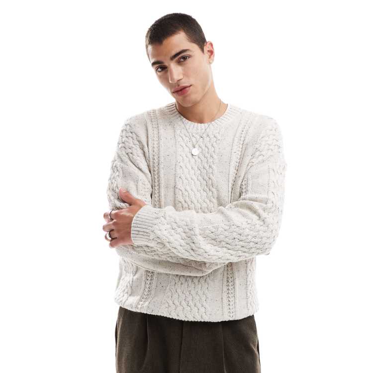 Cable Knit Sweater Hollister Strickpullover Herren Buy Hollister