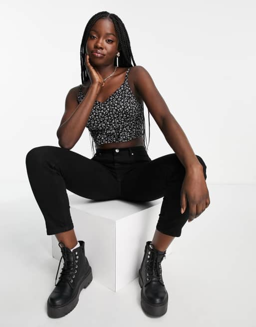 Hollister cami top in floral ASOS