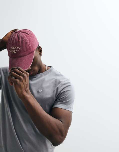 Hollister - camiseta de cuello redondo con logo icon slim fit en gris lavado - view 1