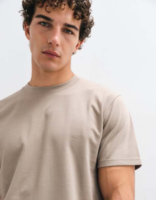 Hollister camiseta holgada en marrón claro, 3 de 5