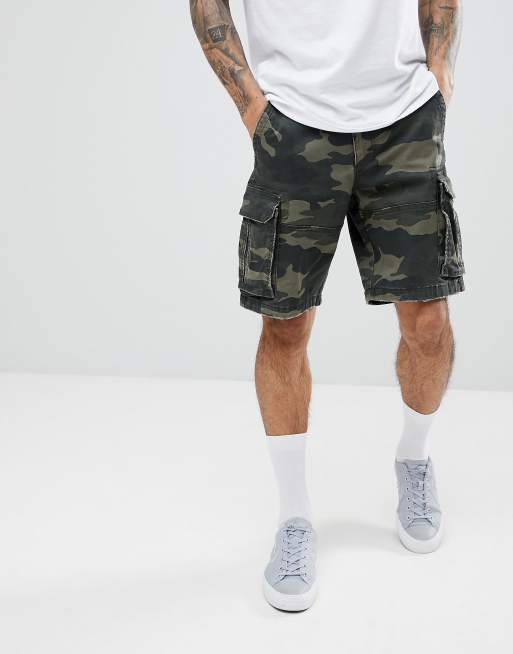 hollister camo cargo shorts