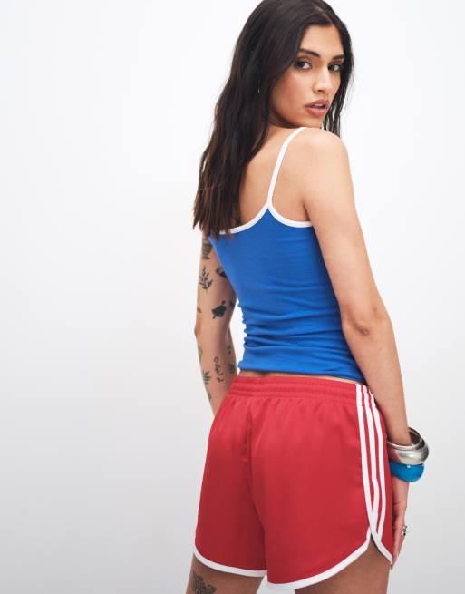 Hollister - Canottiera con stampa "Italy" stile calcio blu, 4 di 4