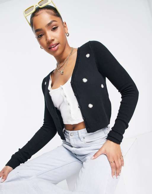 Black 2025 cardigan hollister
