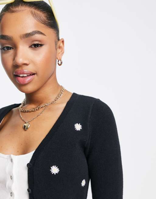 Hollister shop black cardigan