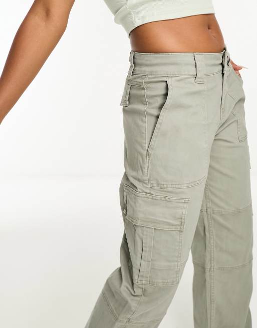 Hollister khaki pants womens hotsell