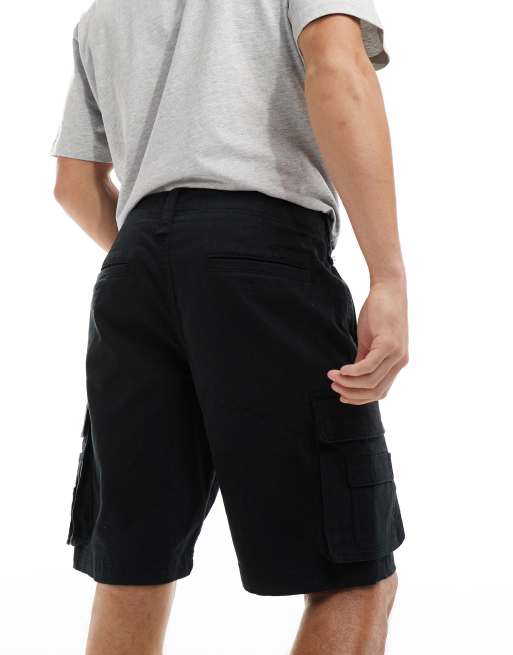 Hollister cargo short in black