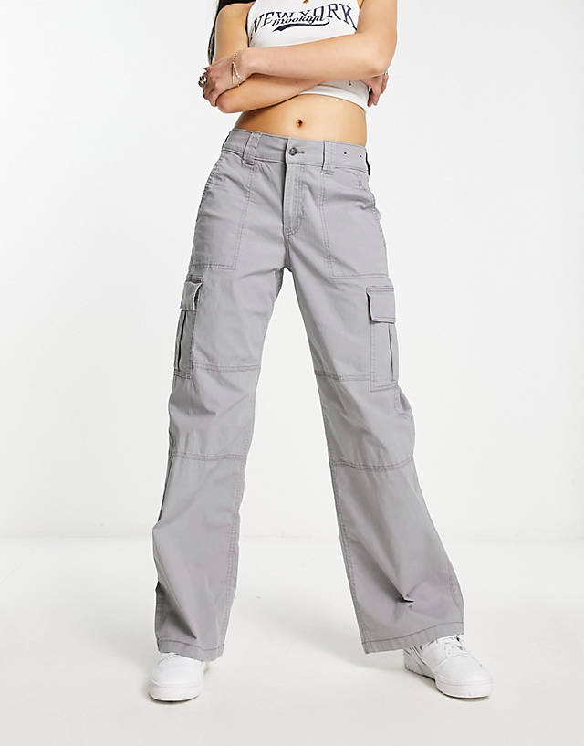 Hollister - cargo trouser in grey
