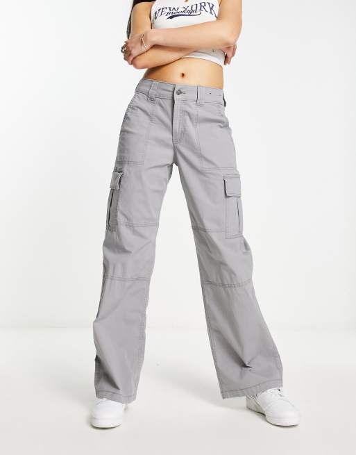 Hollister cargo trouser in grey