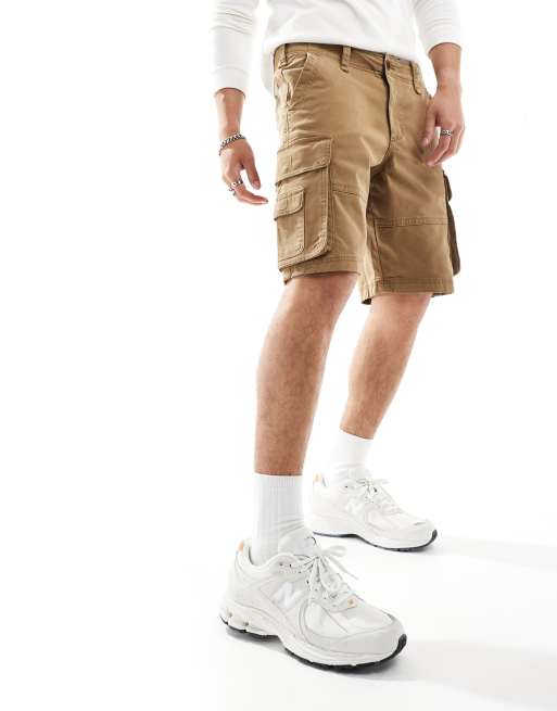 Hollister - Cargoshort van 10 inch in bruin