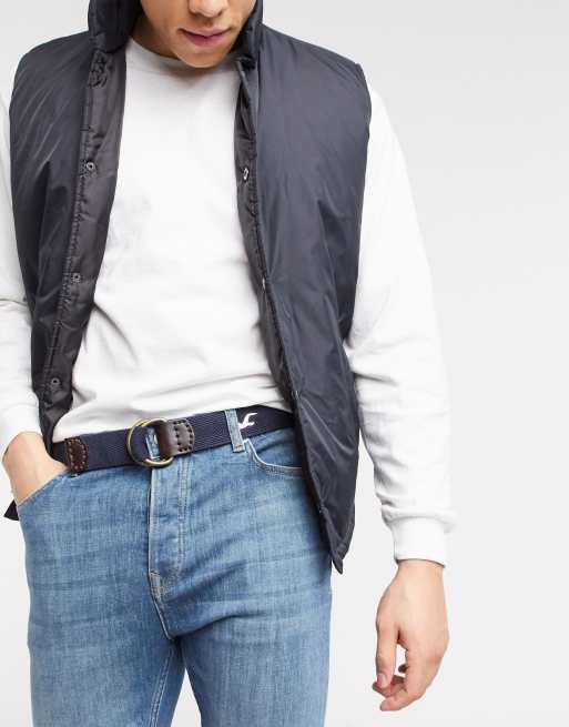 Hollister Ceinture en tissu tresse