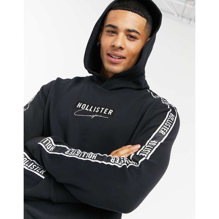 Tommy hilfiger overhead best sale sleeve tape hoodie