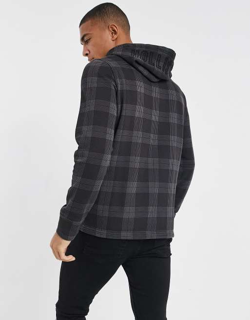 Hollister checkered deals hoodie