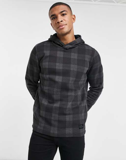 Hollister checkered deals hoodie