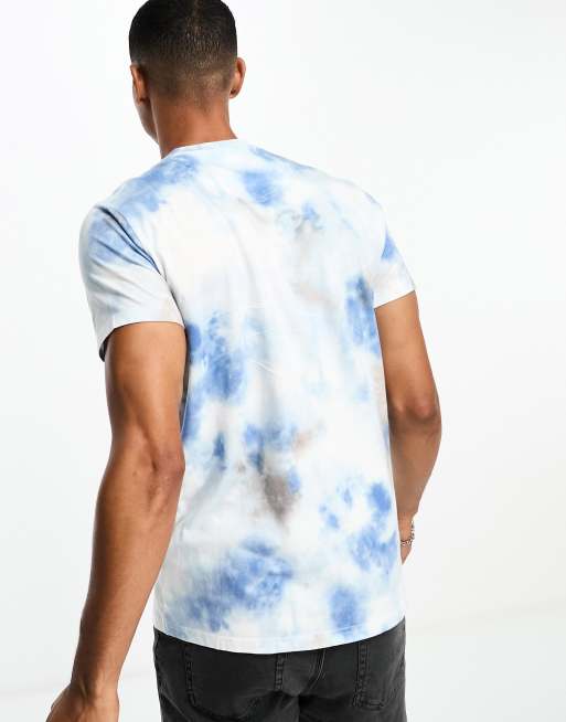 Hollister blue clearance tie dye shirt