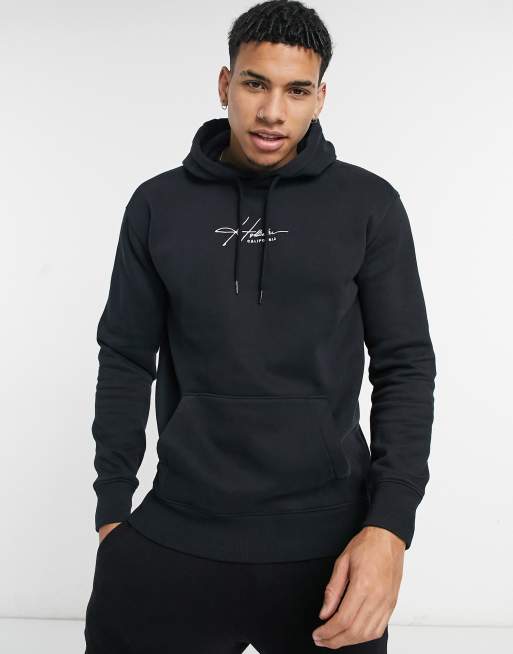 Hollister hoodie schwarz discount