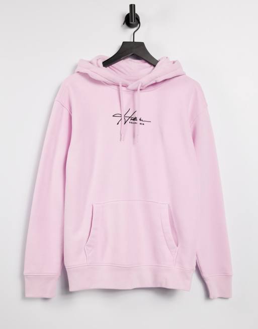 Baby pink hollister hoodie best sale
