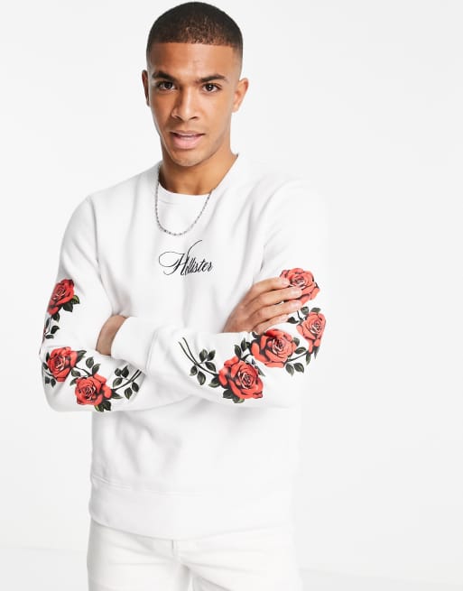 Hollister rose hoodie deals