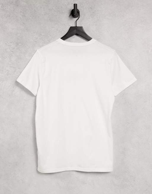 Hollister central script logo t-shirt in white