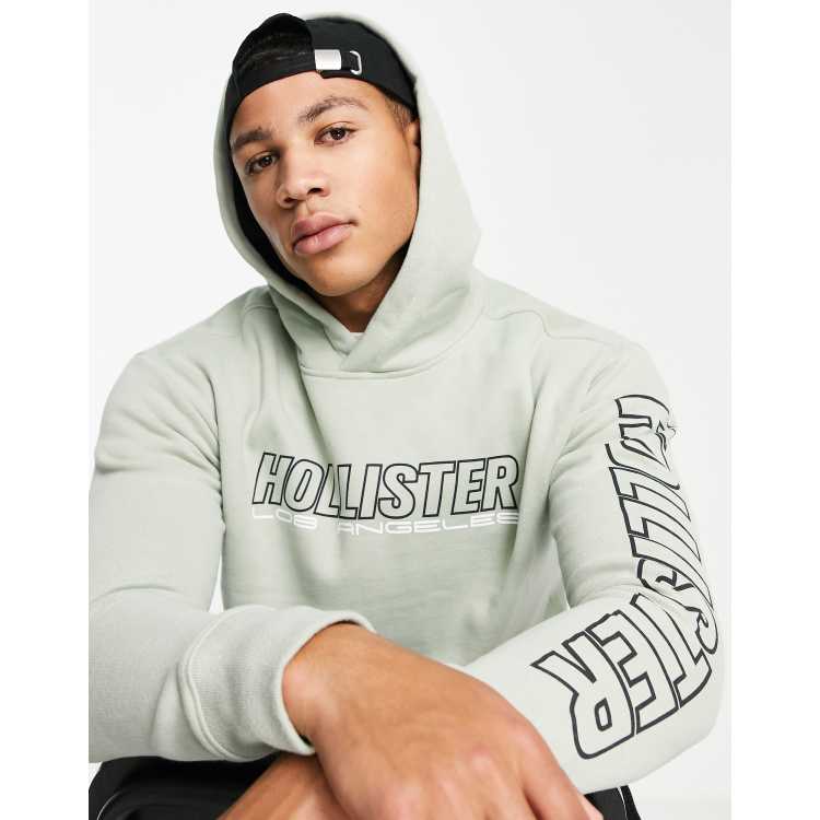 hollister hoodies men white XL good as new sale 750 sale preloved