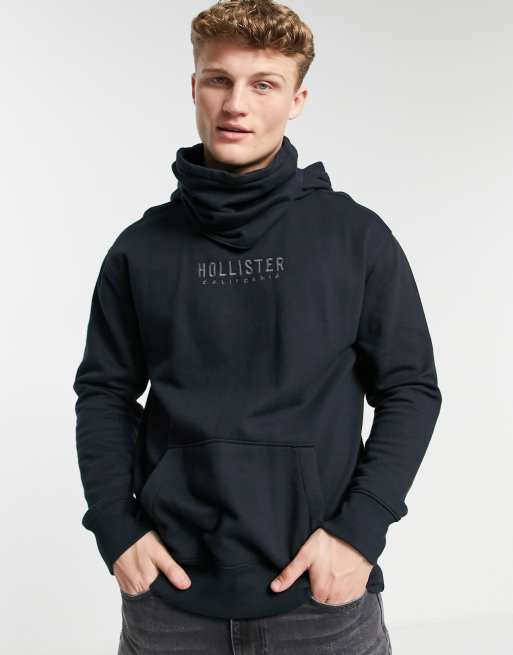 Snood hoodie black sale