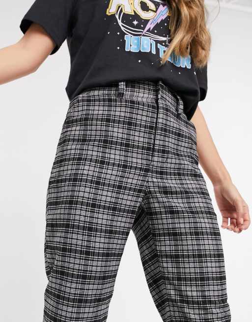 Hollister check trousers store