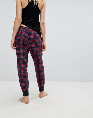 hollister checked trousers
