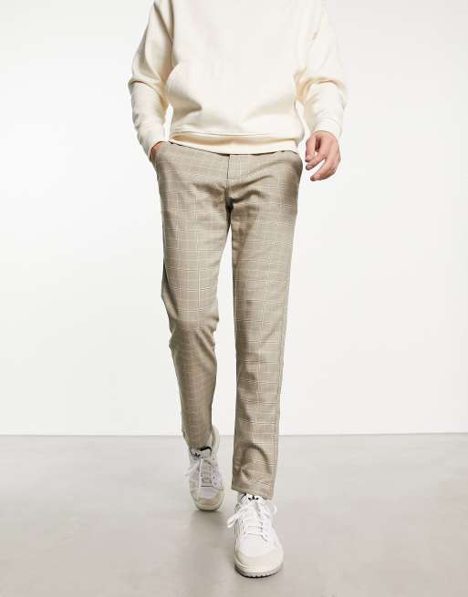 Hollister check trousers best sale