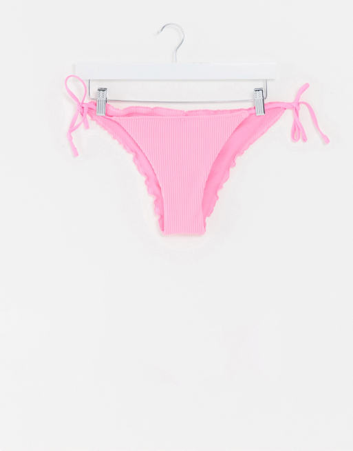 Hollister Cheeky frilly bikini bottoms