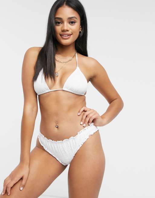 White hollister on sale bathing suit