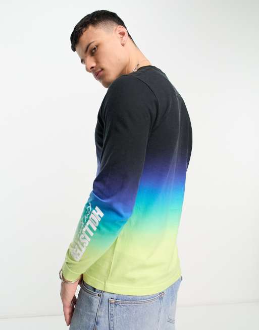 Hollister ombre long sleeve clearance