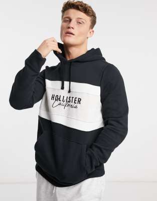 colorblock hoodie hollister