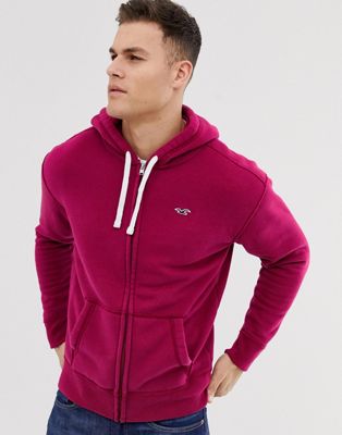hollister burgundy hoodie