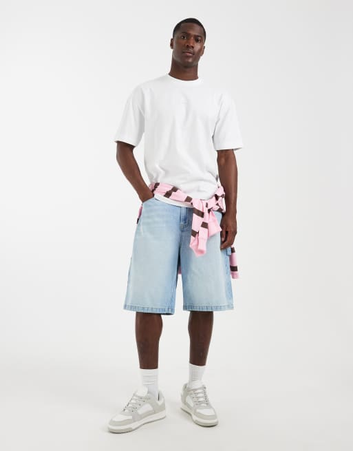 Hollister chest logo t-shirt in white, 3 of 5