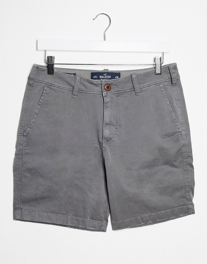 Hollister - Chino shorts-Grijs