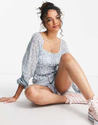 Hollister sales floral top