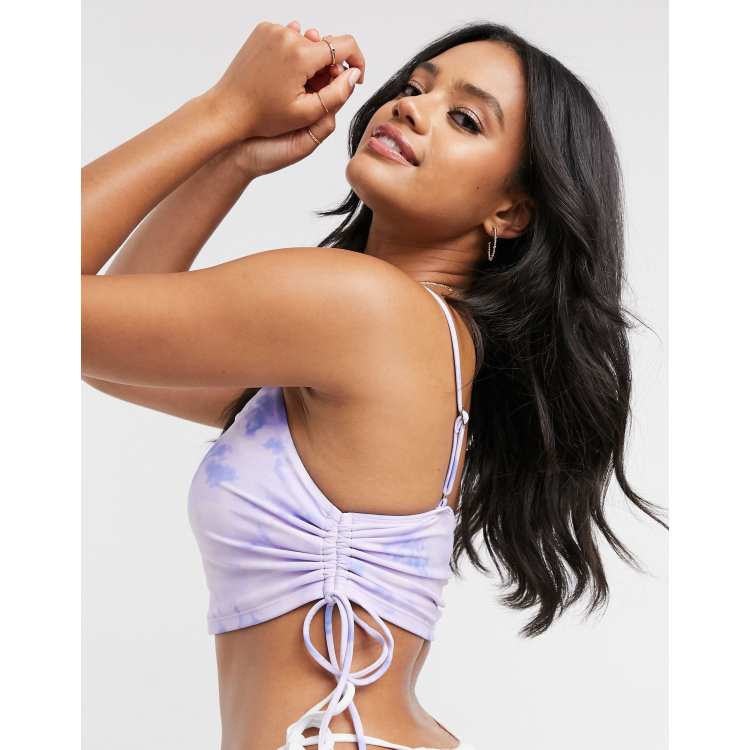 Hollister crop deals tank bikini top