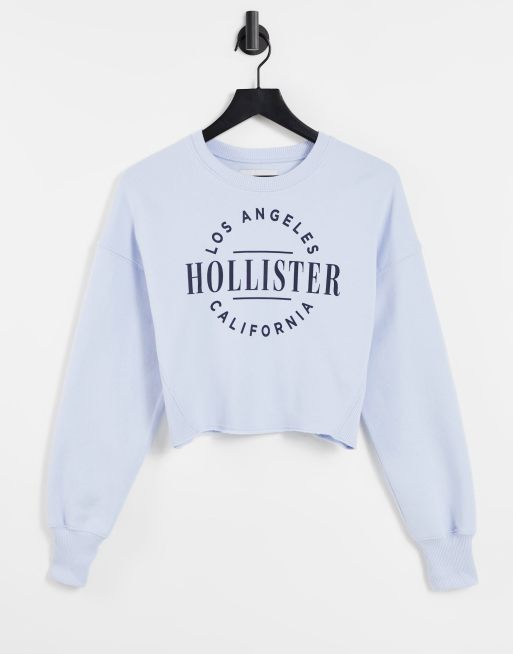 Hollister logo sweatshirt store
