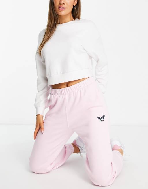 Hollister classic dad jogger in pink