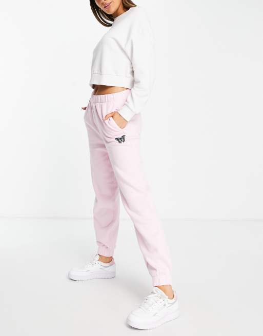 Hollister classic dad jogger in pink